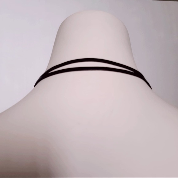 BRONZE & LEATHER Retro Vintage Necklace - Picture 7 of 7